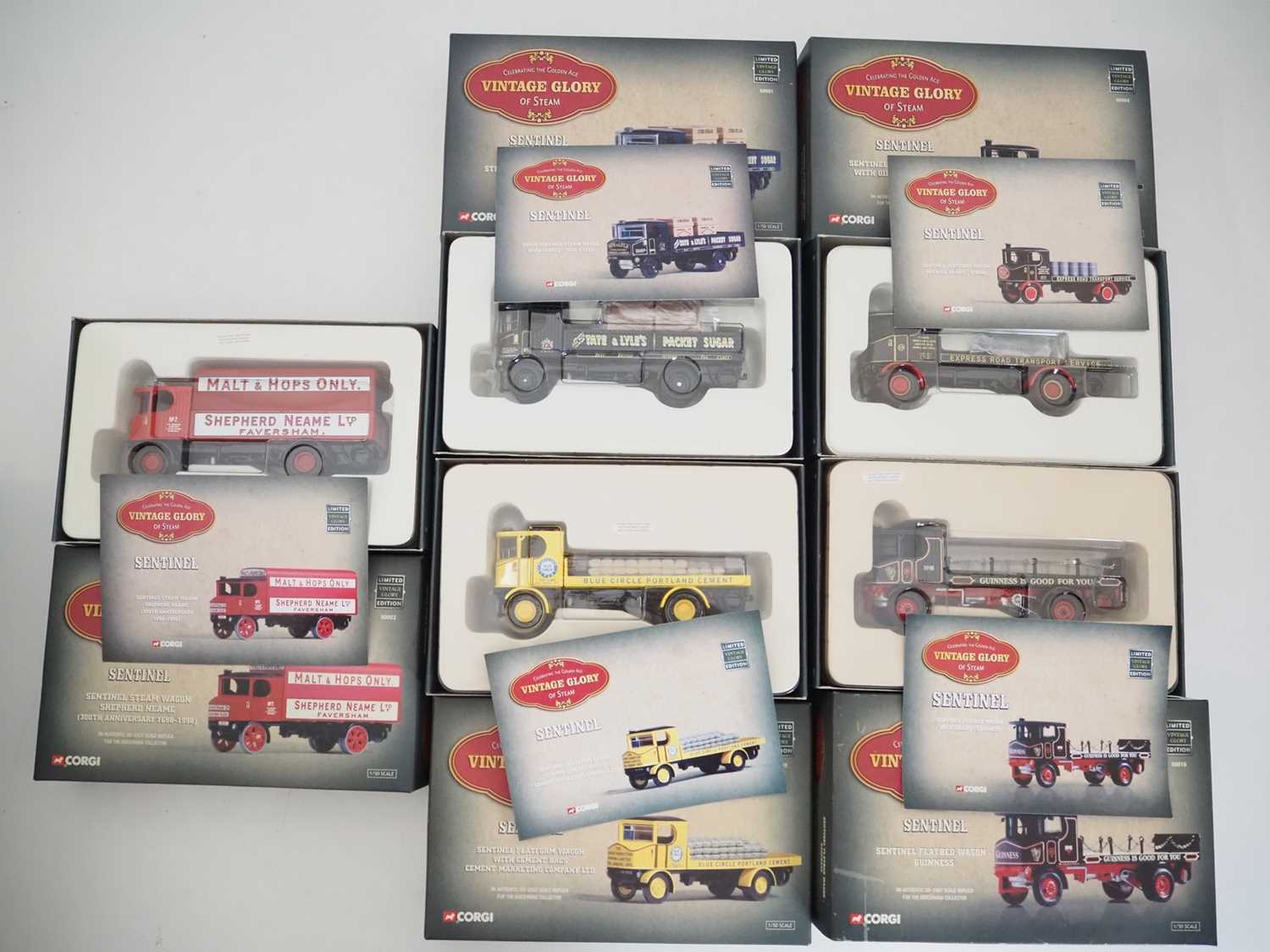 Lot 30 - A group of CORGI 'Vintage Glory of Steam' 1:50...