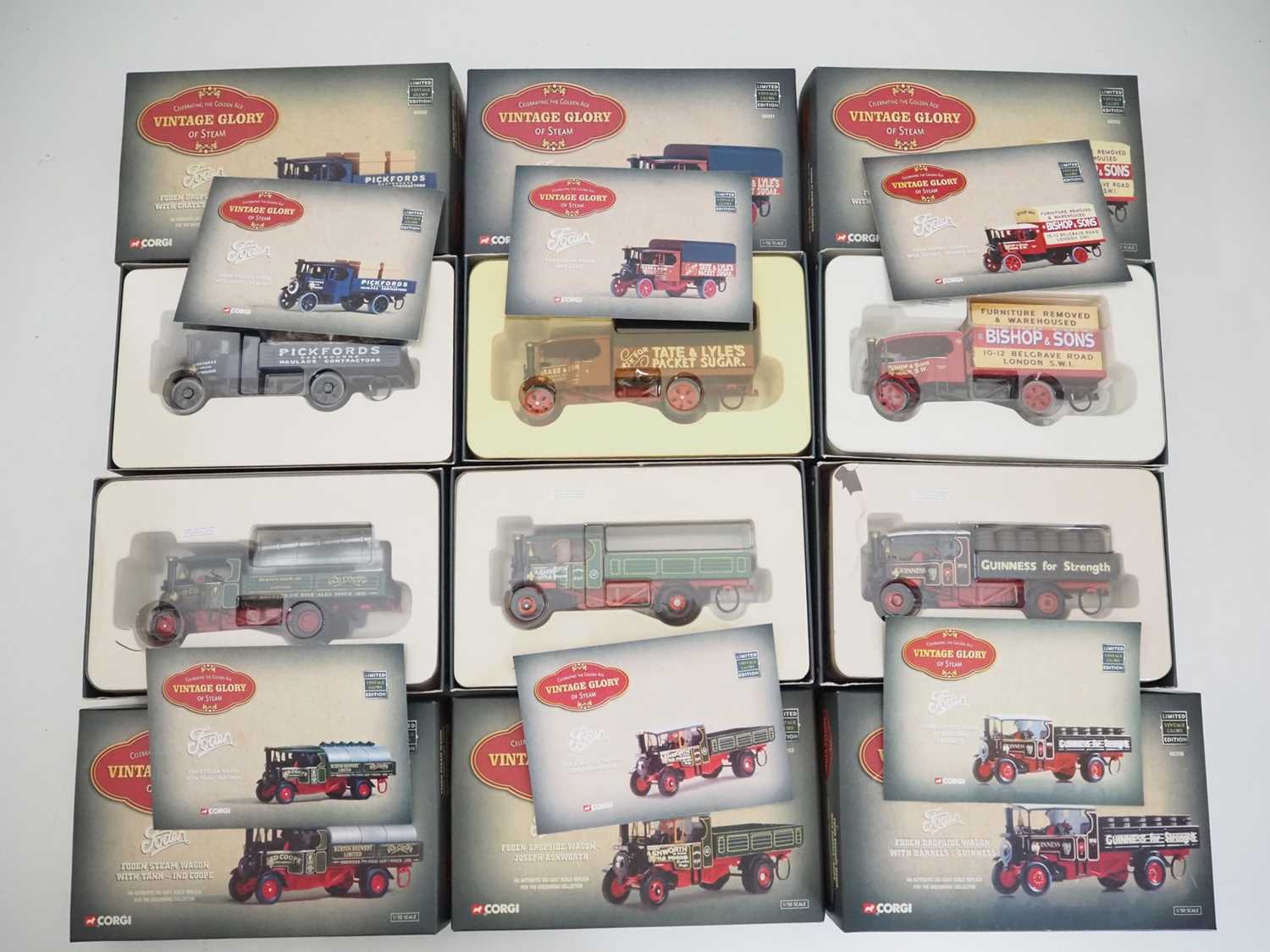 Lot 31 - A group of CORGI 'Vintage Glory of Steam' 1:50...