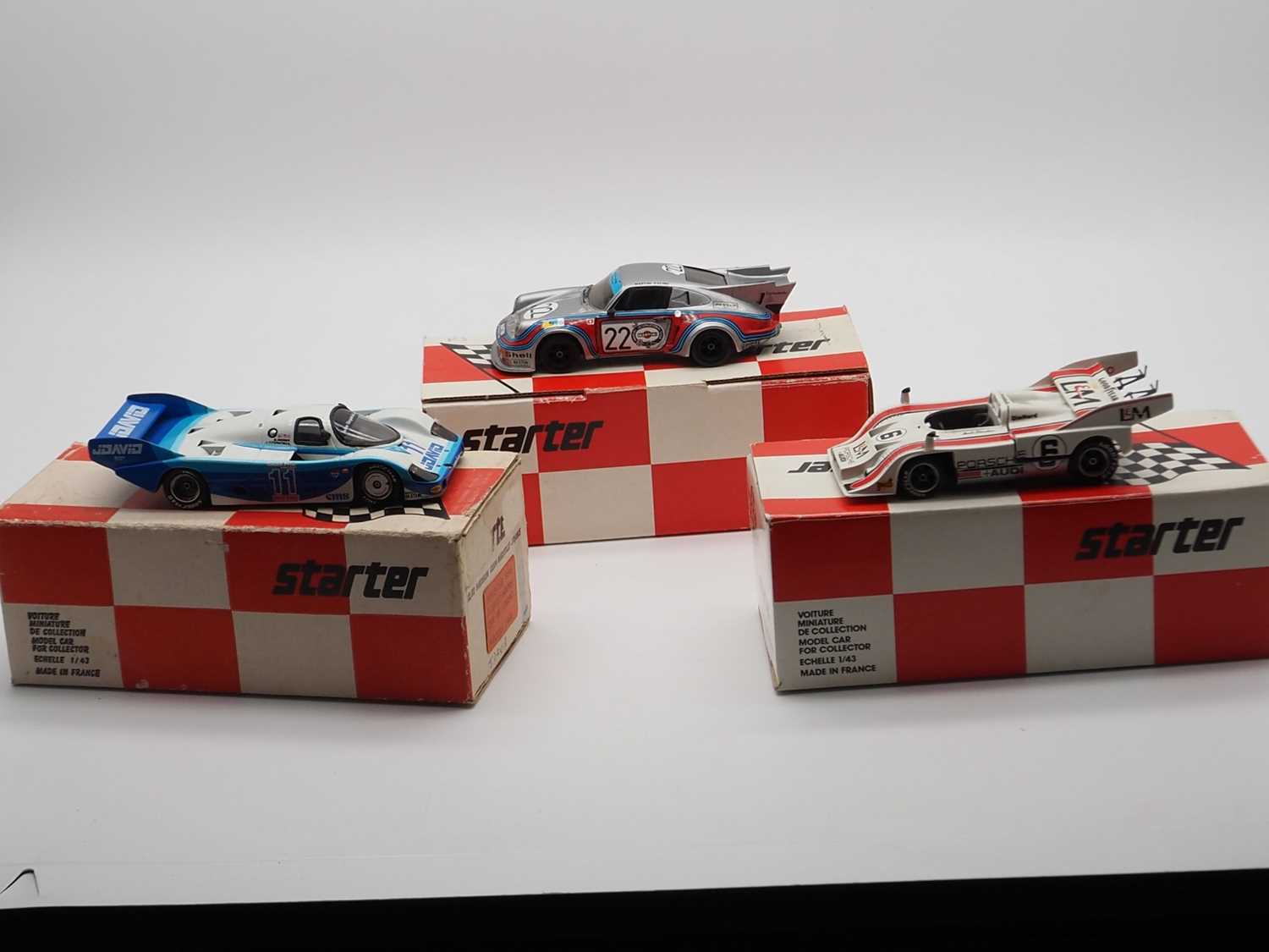 Lot 37 - A group of 1:43 scale hand built resin models...