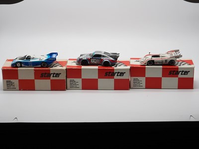 Lot 37 - A group of 1:43 scale hand built resin models...
