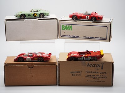 Lot 38 - A group of 1:43 scale hand built resin models...