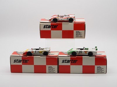 Lot 41 - A group of 1:43 scale hand built resin models...