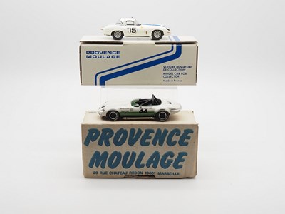 Lot 44 - A pair of 1:43 scale hand built resin models...