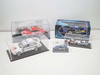 Lot 79 - A mixed group of rally cars in 1:18 and 1:43...