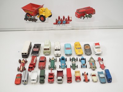 Lot 91 - A large group of playworn DINKY, CORGI and...