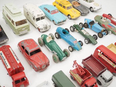 Lot 91 - A large group of playworn DINKY, CORGI and...