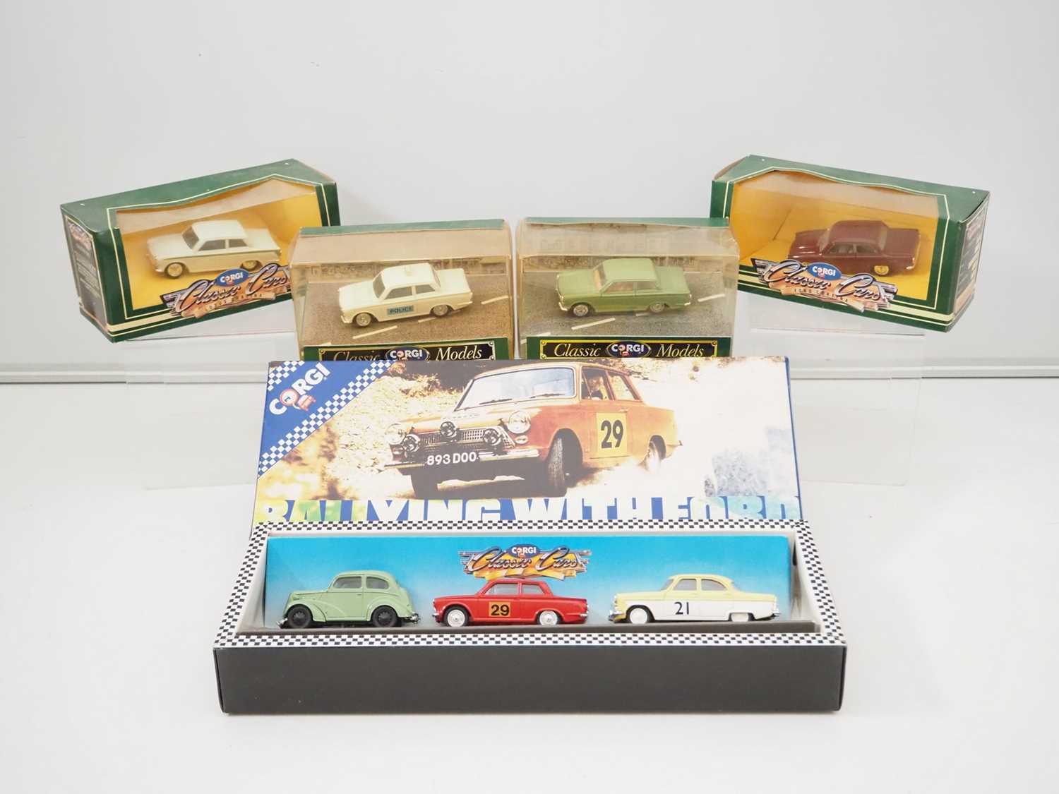 Lot 93 - A group of CORGI CLASSICS Ford Cortina models...