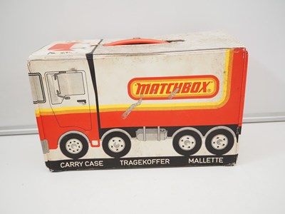 Lot 96 - A pair of MATCHBOX car carry cases from the...