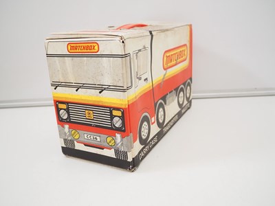 Lot 96 - A pair of MATCHBOX car carry cases from the...