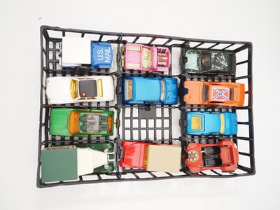 Lot 96 - A pair of MATCHBOX car carry cases from the...