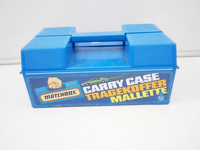 Lot 96 - A pair of MATCHBOX car carry cases from the...