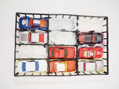 Lot 96 - A pair of MATCHBOX car carry cases from the...