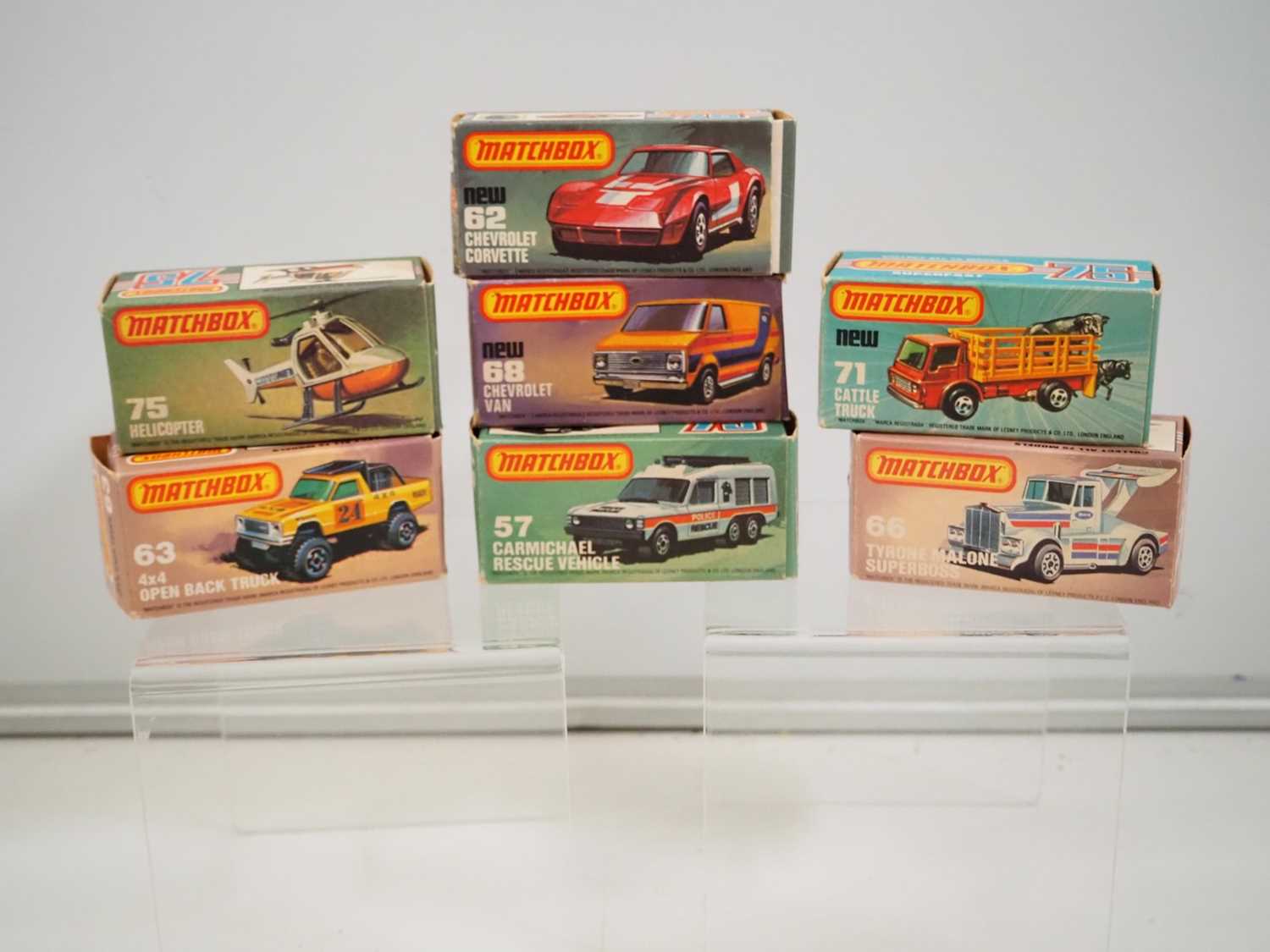 Lot 103 - A group of seven MATCHBOX SUPERFAST models...