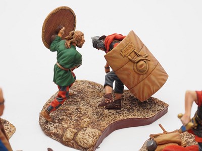 Lot 186 - A group of diecast Roman dioramas, all Russian...