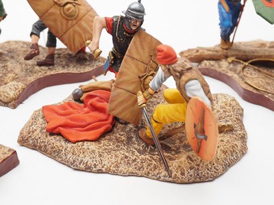 Lot 186 - A group of diecast Roman dioramas, all Russian...