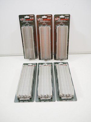 Lot 279 - A group of KATO N gauge 20-401 Unitrack double...
