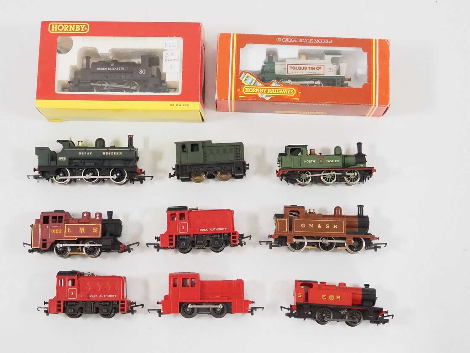 Lot 467 - A group of OO gauge small steam tank...