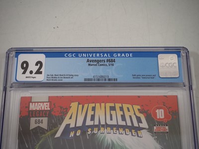Lot 34 - AVENGERS #684 (2018 - MARVEL) - GRADED 9.2 (NM-...