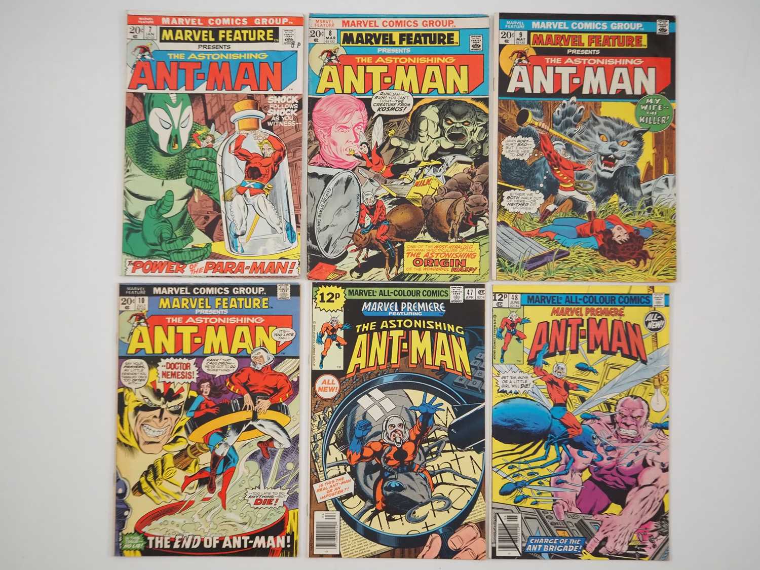 Lot 45 - MARVEL FEATURE #7, 8, 9, 10 + MARVEL PREMIERE...