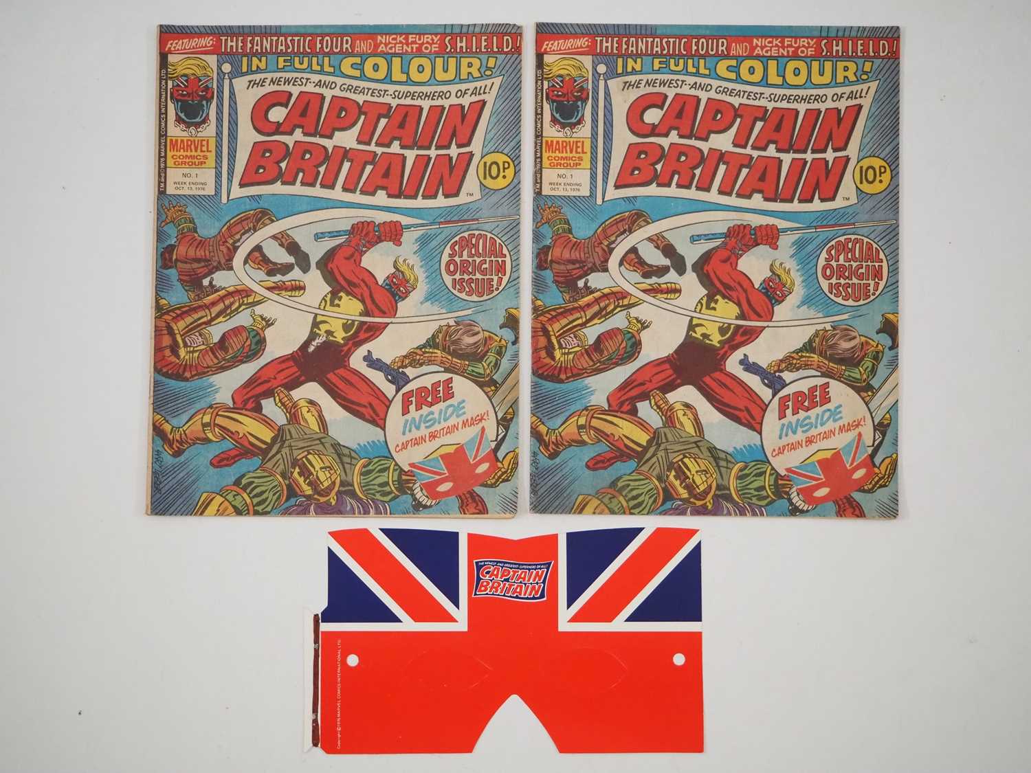 Lot 48 - CAPTAIN BRITAIN #1 (2 in Lot) - (1976 -...