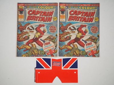 Lot 48 - CAPTAIN BRITAIN #1 (2 in Lot) - (1976 -...