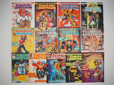 Lot 56 - CAPTAIN BRITAIN VOL. 2 #1, 2, 3, 4, 5, 6, 7, 8,...