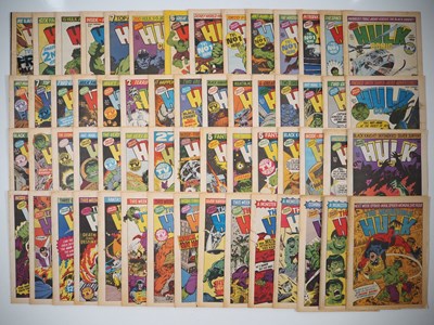 Lot 122 - HULK COMIC #1 to 39, 41 to 47, 49, 51, 53 to...