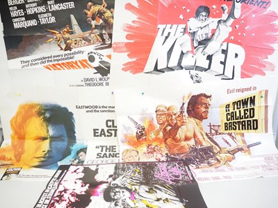 Lot 23 - THE EIGER SANCTION (1975) UK Quad poster...