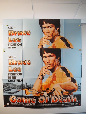 Lot 19 - GAME OF DEATH (1978) A pair of UK Quad film...