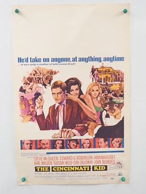 Lot 22 - THE CINCINNATI KID (1965) - Bob Peak artwork...