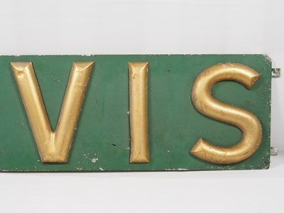 Lot 256 - A 'HOVIS' bakery shop sign, approx 156.5cm x 36cm