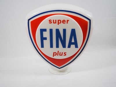 Lot 271 - A Fina Super Plus glass petrol pump globe - DT...
