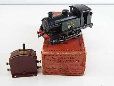 Lot 136 - A HORNBY SERIES O gauge 6V DC electric No.1...