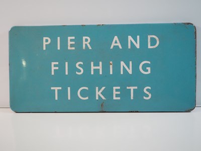 Lot 333 - A BR Scottish region flanged enamel sign...