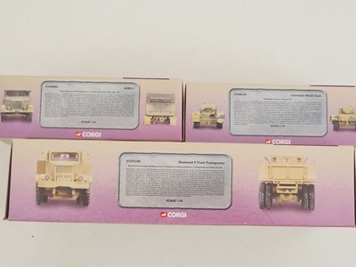Lot 82 - A group of CORGI 1:50 scale diecast tanks and...