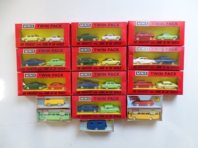 Lot 141 - A quantity of assorted TRI-ANG MINIX cars, van,...