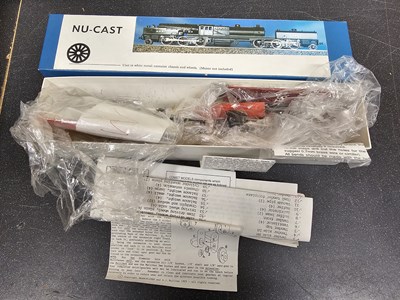Lot 521 - A group of part built OO gauge brass and white...