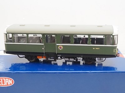 Lot 646 - A HELJAN O gauge 88911 AC Cars railbus in BR...