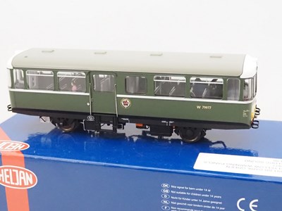 Lot 646 - A HELJAN O gauge 88911 AC Cars railbus in BR...