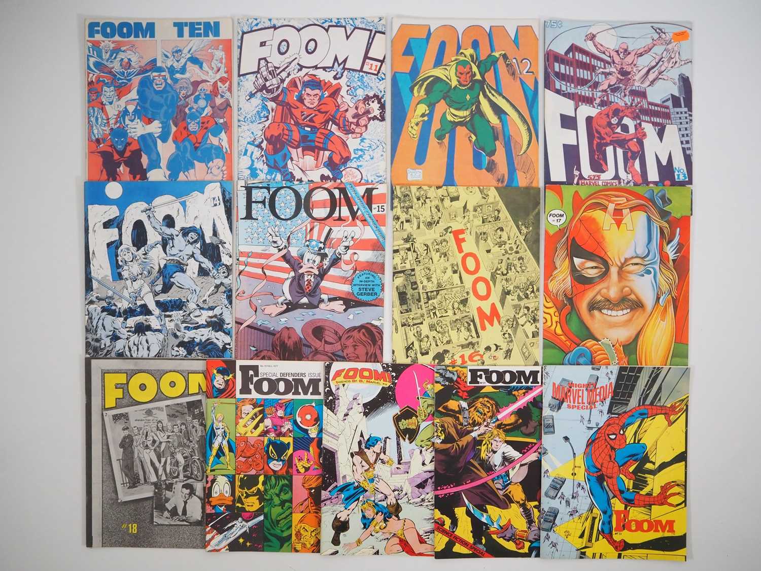 Lot 4 - FOOM MAGAZINE #10, 11, 12, 13, 14, 15, 16, 17,...