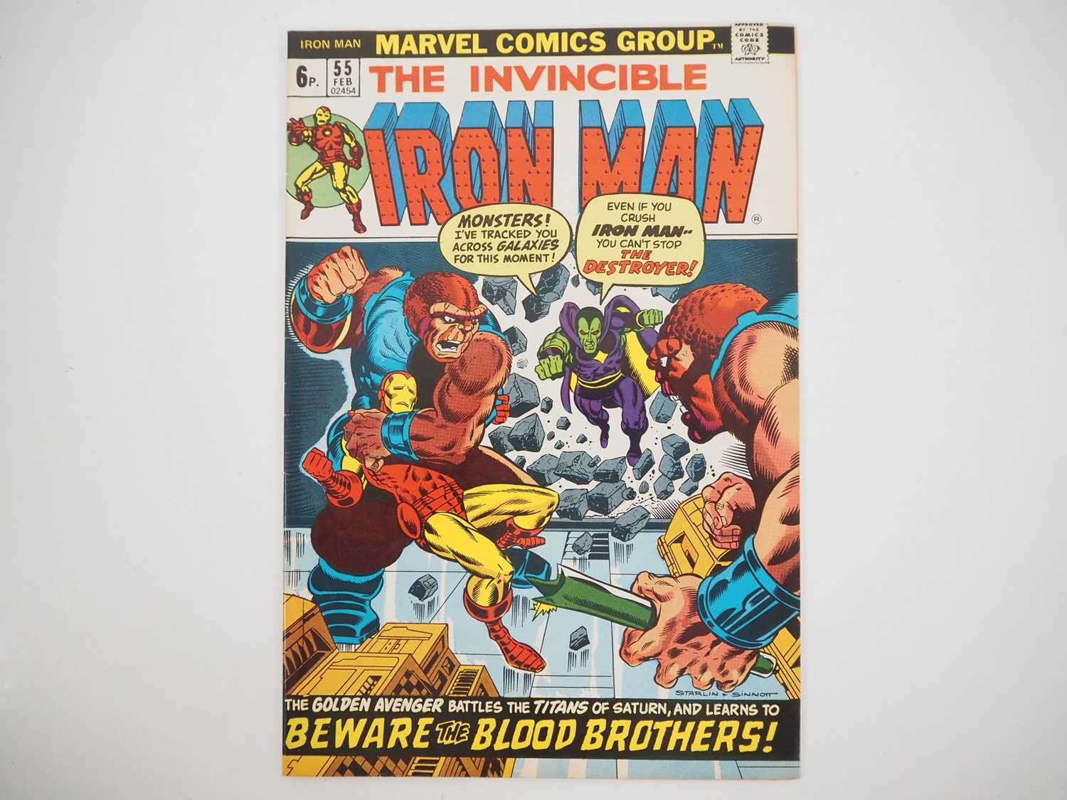 Lot 31 - IRON MAN #55 - (1973 - MARVEL - UK Price...