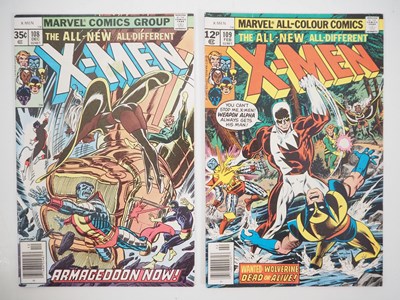 Lot 44 - X-MEN #108 & 109 (2 in Lot) - (1977 - MARVEL -...