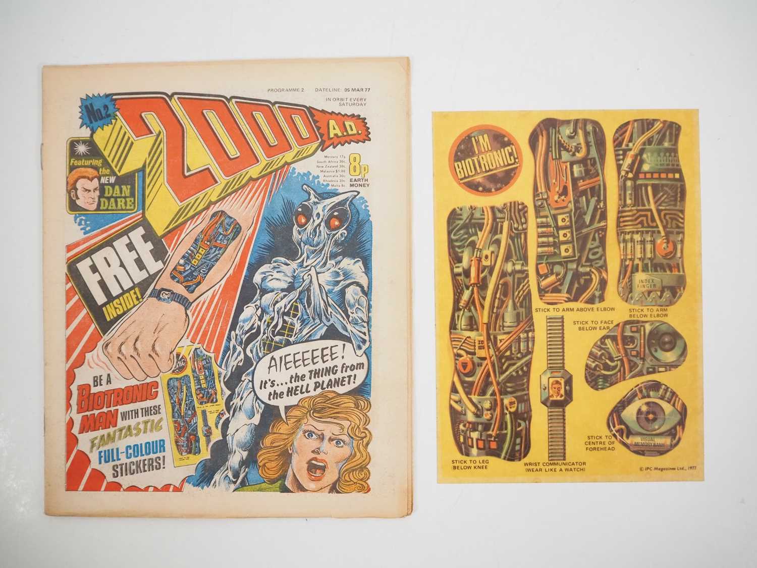 Lot 111 - 2000 AD PROG #2 (1977 - IPC) - KEY ISSUE -...