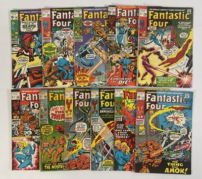 Lot 395 - FANTASTIC FOUR #101, 102, 103, 104, 105, 106,...