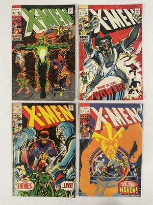 Lot 413 - X-MEN #55, 56, 57, 58 (4 in Lot) - (1969 -...