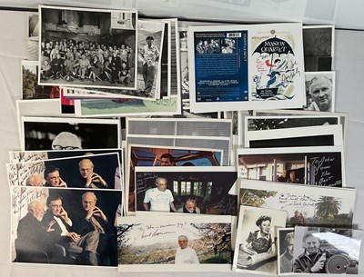 Lot 275 - A collection of autographed promotional stills...