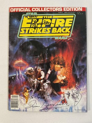 Lot 350 - An autographed souvenir programme book for the...