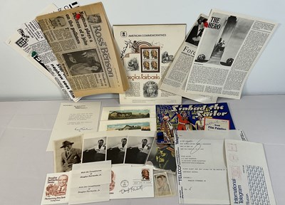 Lot 282 - A collection of ephemera relating to Douglas...