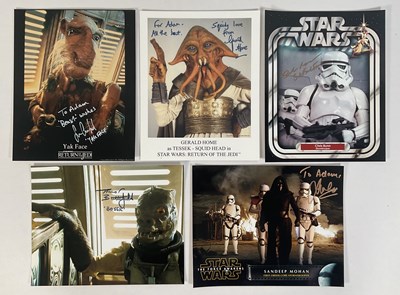 Lot 359 - A collection of STAR WARS Autographs on...