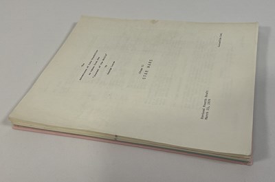 Lot 353 - A revised fourth draft of STAR WARS EPISODE 1:...